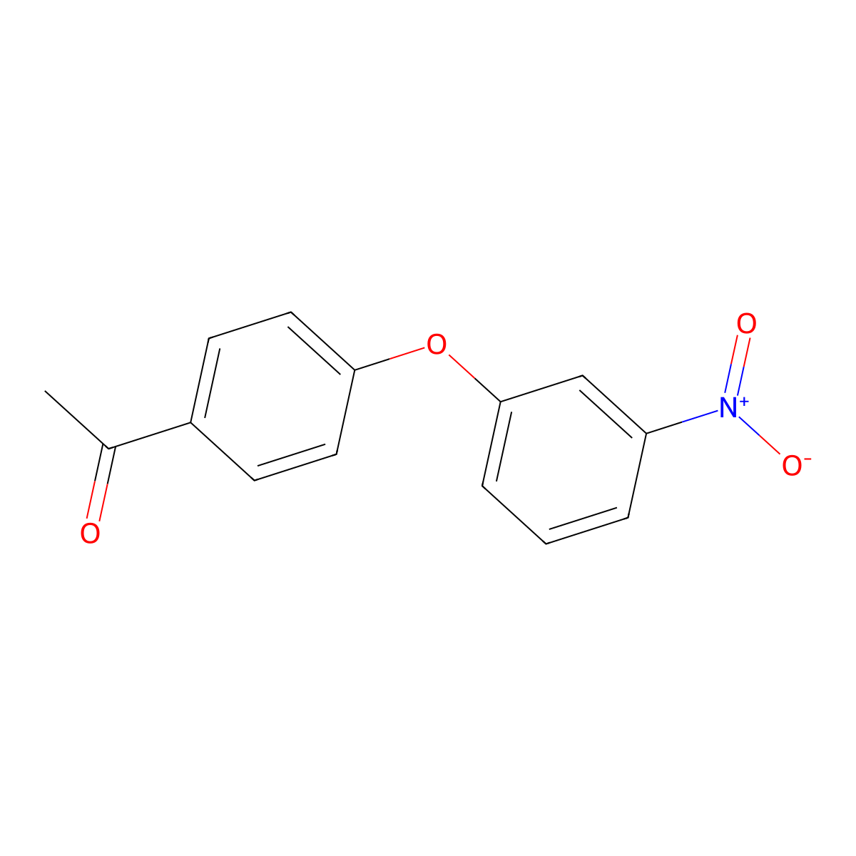 1-[4-(3-Nitrophenoxy)phenyl]-ethanone molecular structure, CAS 75919-91-4