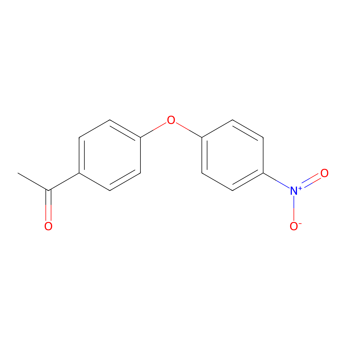 1-[4-(4-Nitrophenoxy)phenyl]ethanone molecular structure, CAS 75919-92-5