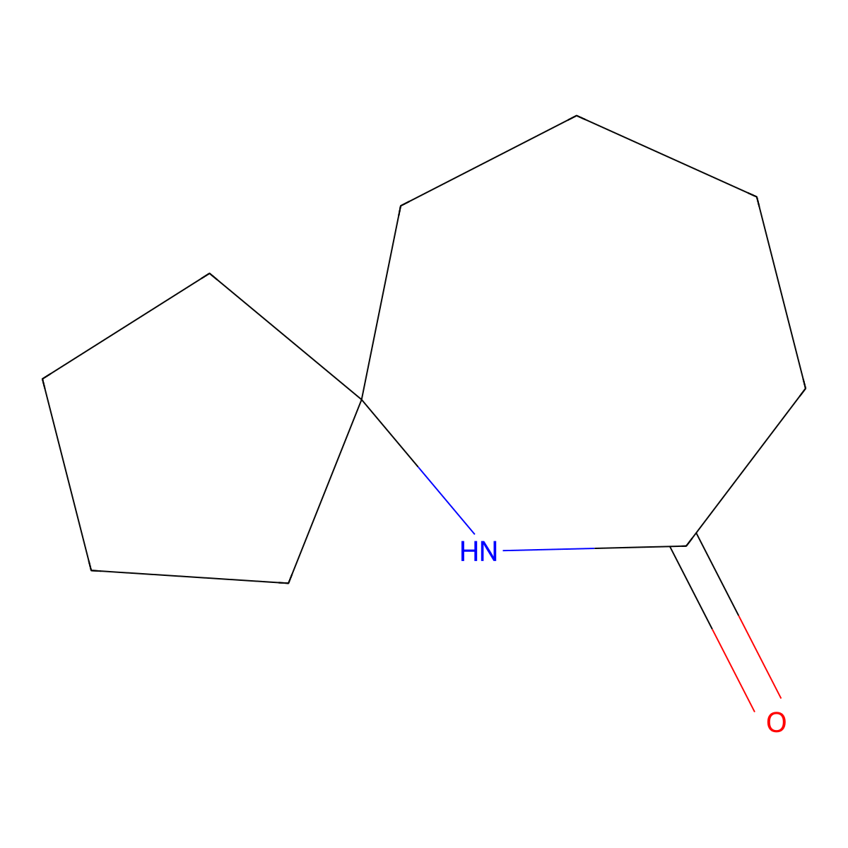 6-Azaspiro[4.6]undecan-7-one molecular structure, CAS 75920-82-0
