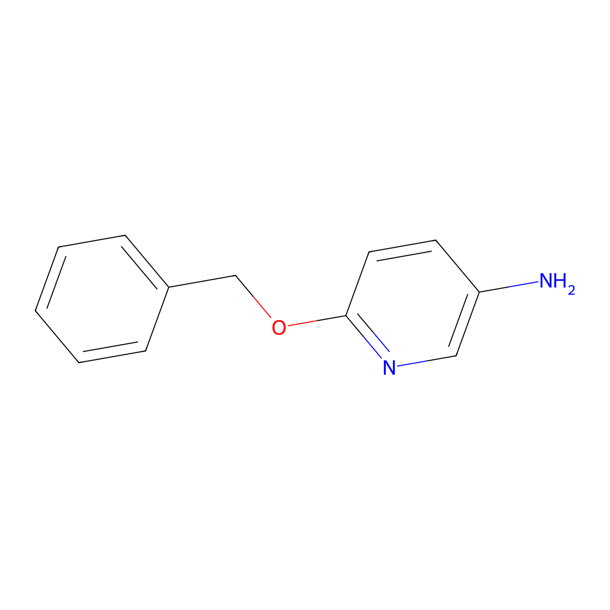 6-(Benzyloxy)pyridin-3-amine molecular structure, CAS 75926-65-7