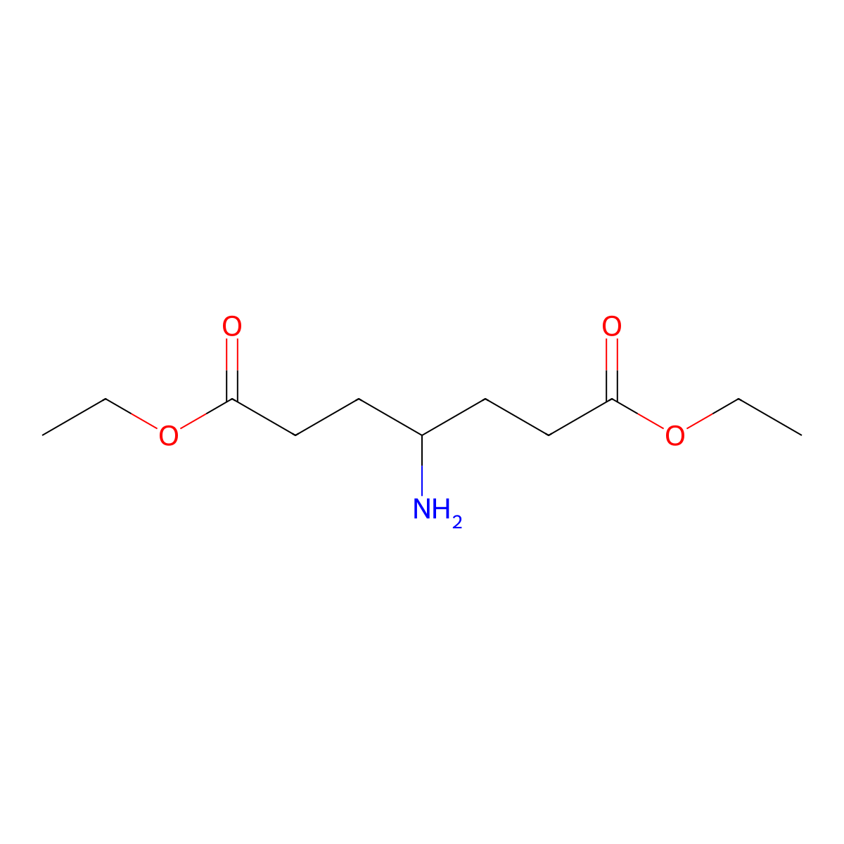 Diethyl 4-aminoheptanedioate molecular structure, CAS 759438-10-3