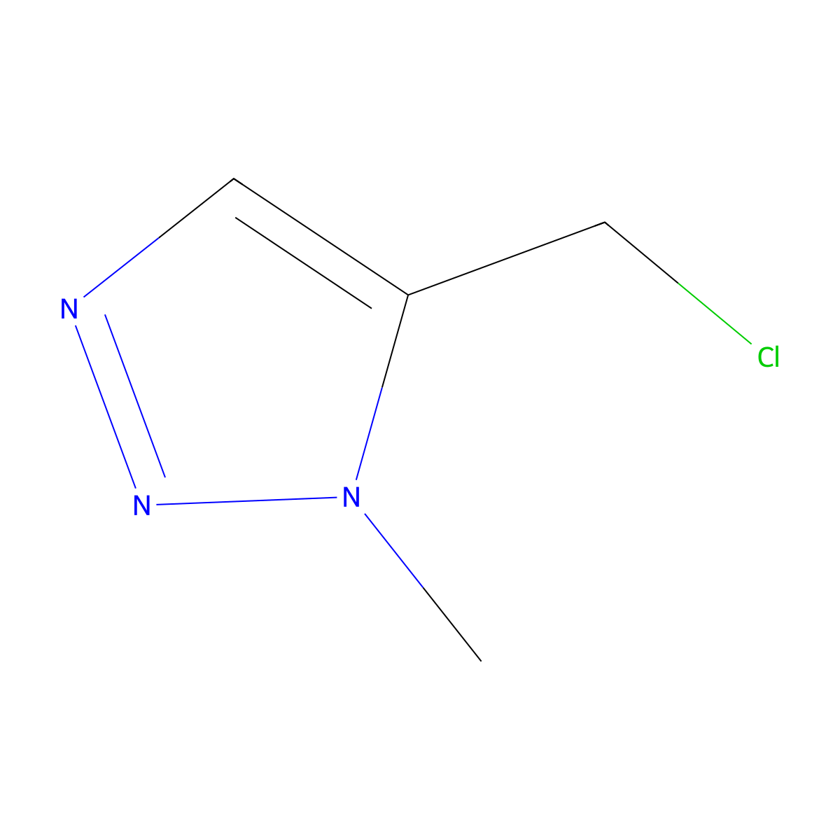 5-(Chloromethyl)-1-methyl-1H-1,2,3-triazole molecular structure, CAS 759447-96-6