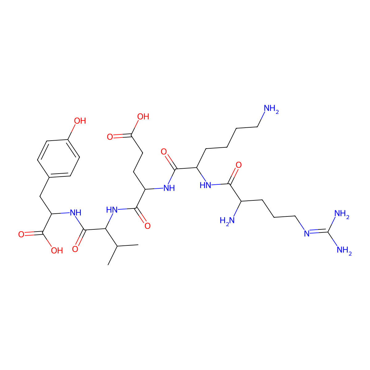 Splenopentin molecular structure, CAS 75957-60-7