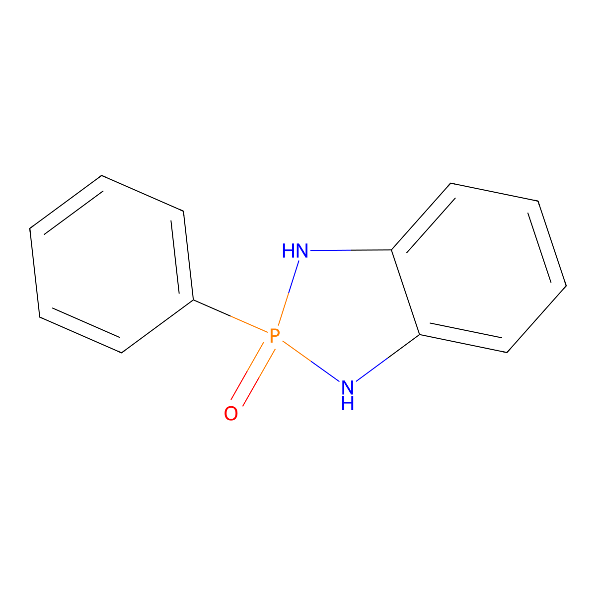 2-Phenyl-2,3-dihydro-1H-1,3,2lambda~5~-benzodiazaphosphol-2-one molecular structure, CAS 7597-43-5
