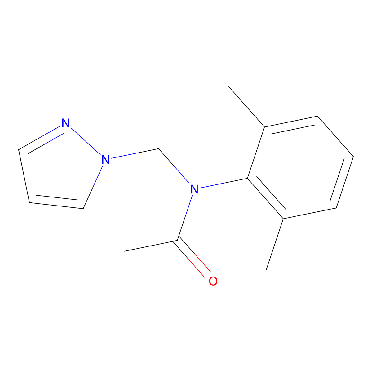Metazachlor metabolite M6 molecular structure, CAS 75972-11-1