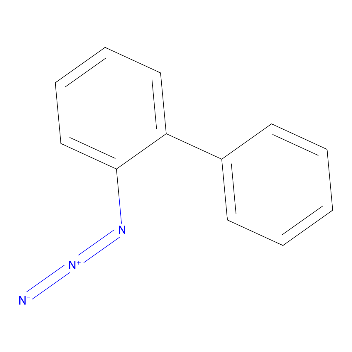 2-Azidobiphenyl molecular structure, CAS 7599-23-7