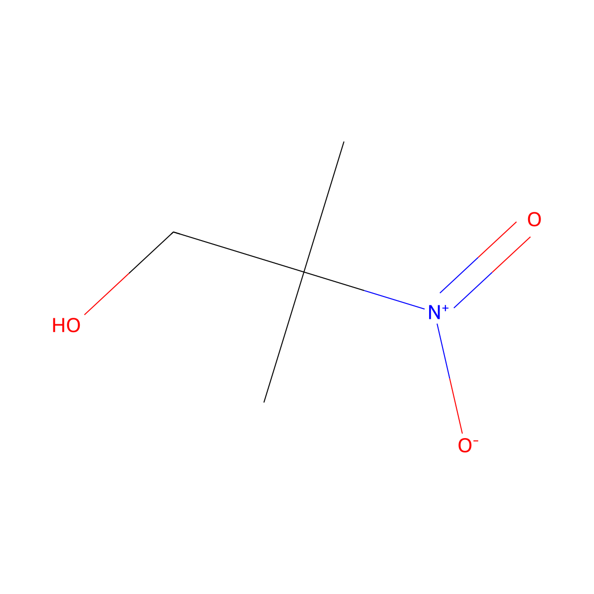 2-Methyl-2-nitro-1-propanol molecular structure, CAS 76-39-1