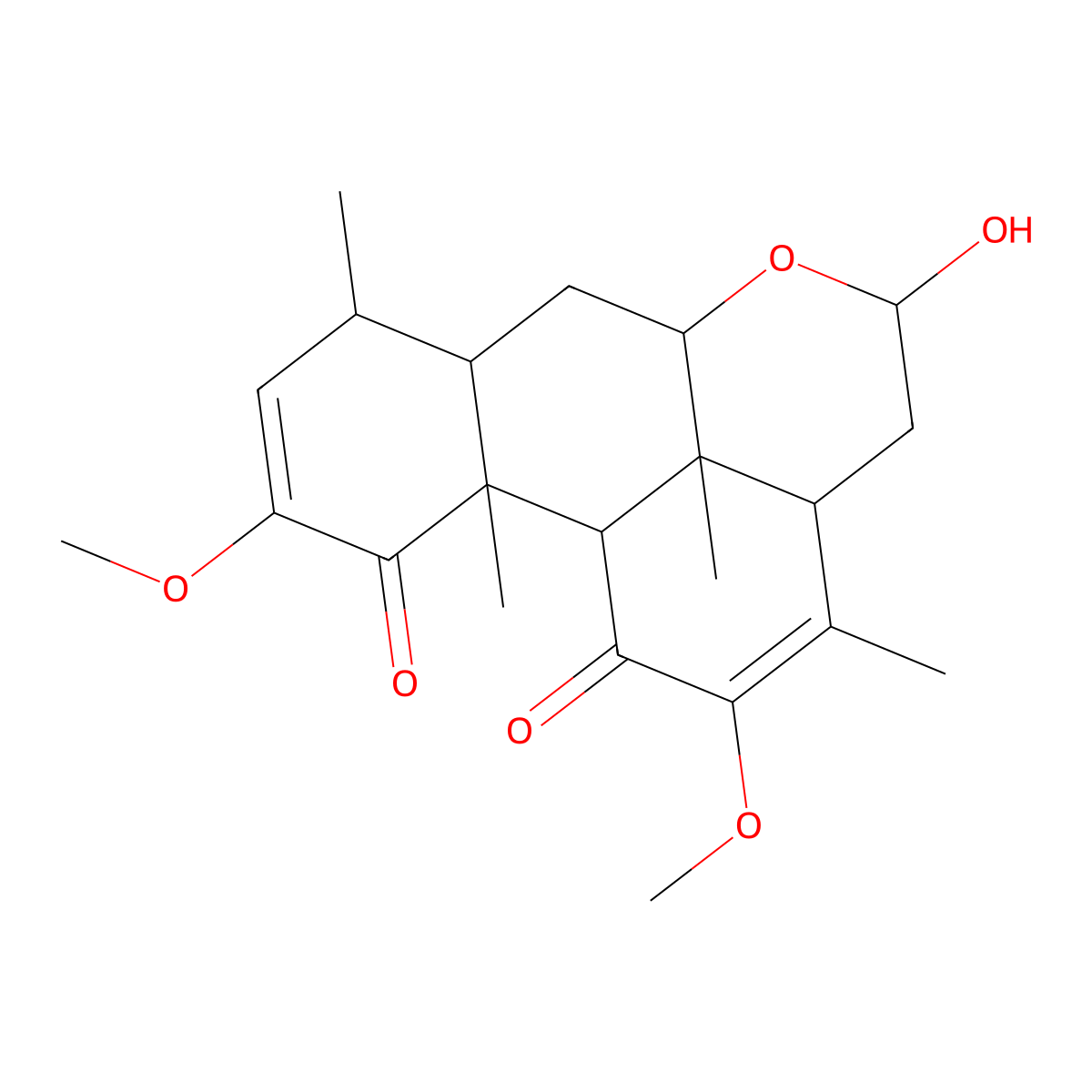 Neoquassin molecular structure, CAS 76-77-7