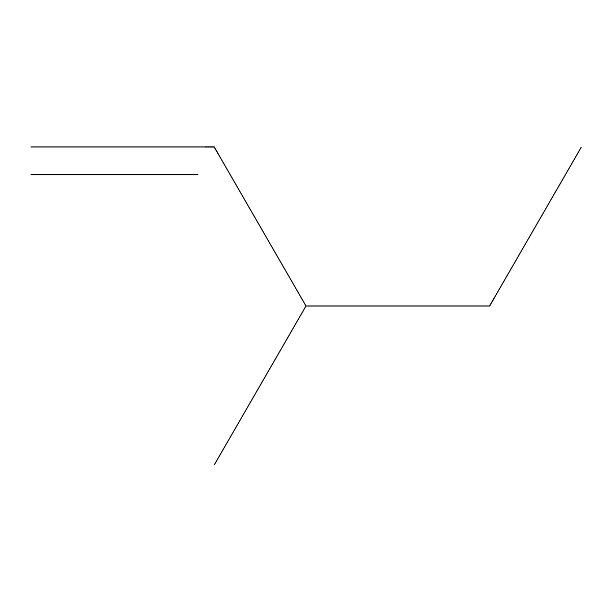 3-Methyl-1-pentene molecular structure, CAS 760-20-3