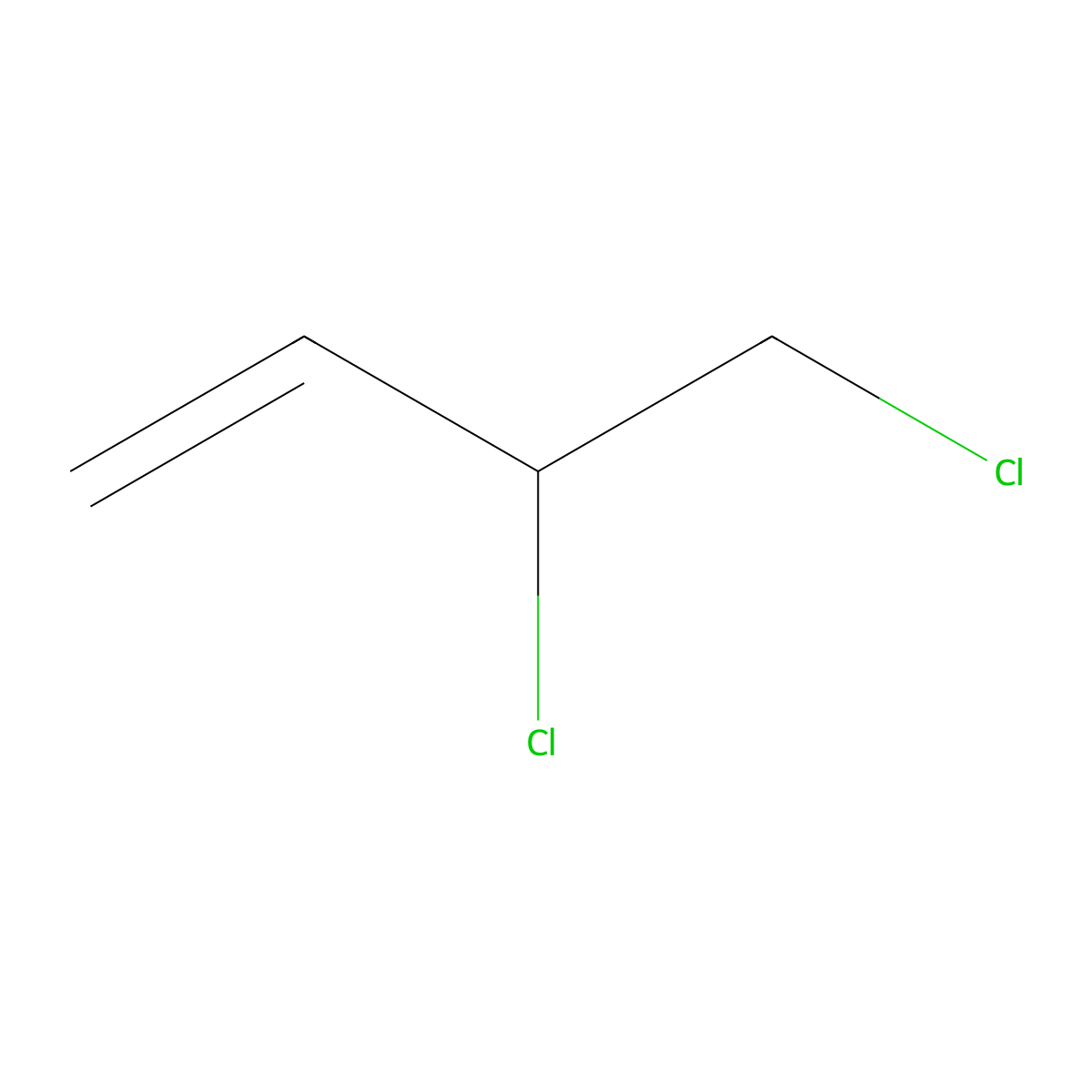3,4-Dichloro-1-butene molecular structure, CAS 760-23-6