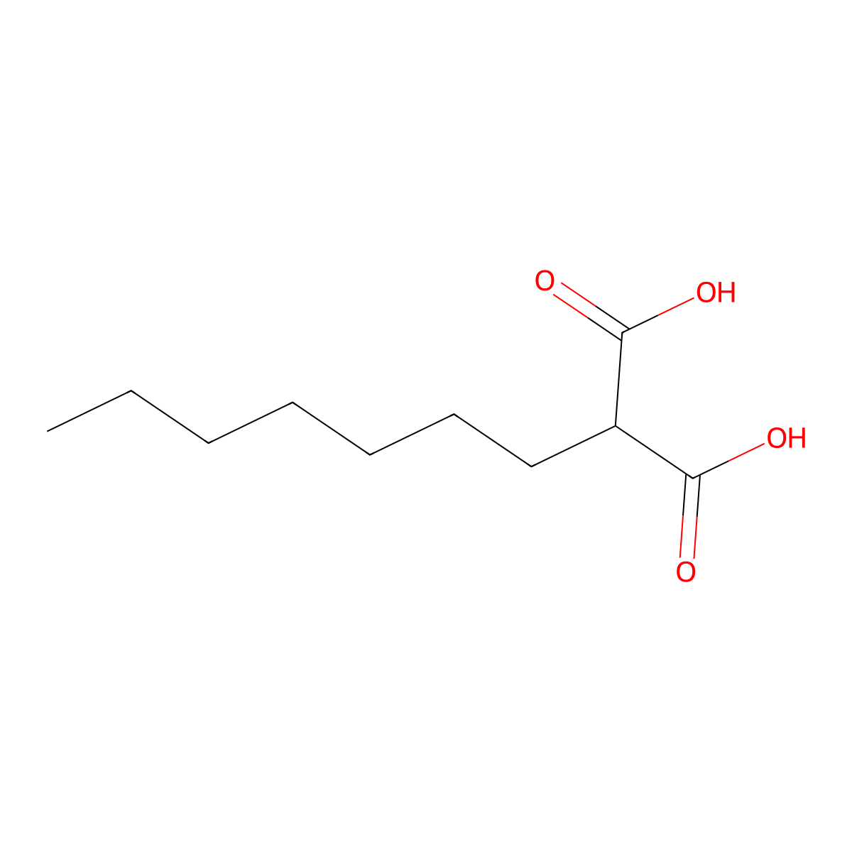 n-Heptylmalonic acid molecular structure, CAS 760-54-3