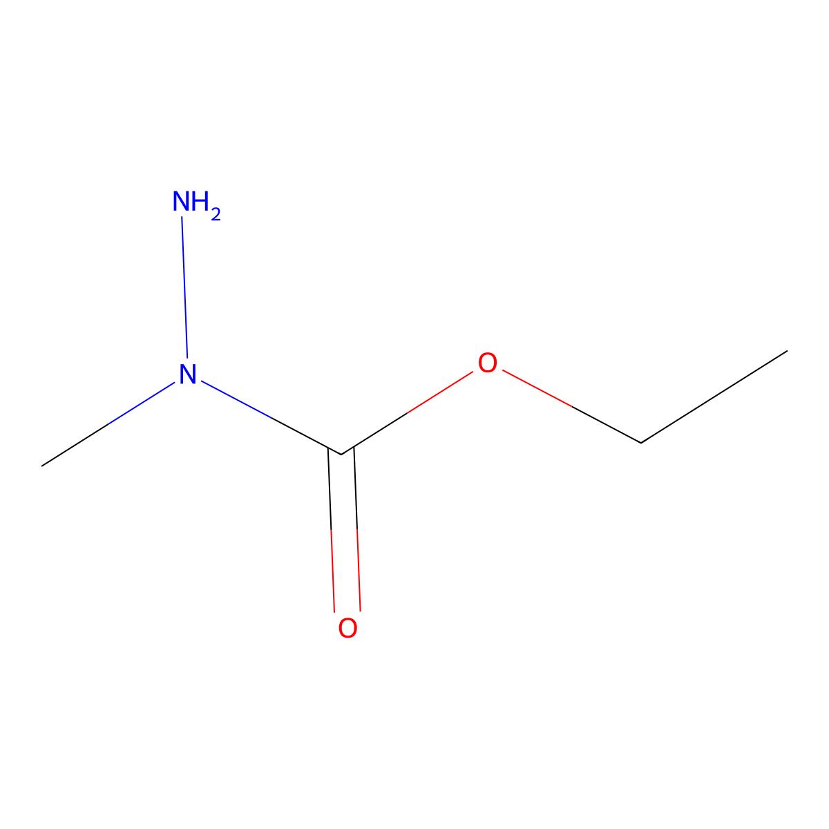 N-methylethoxycarbohydrazide molecular structure, CAS 760-81-6