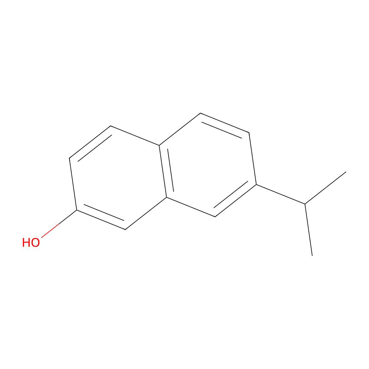 7-(Propan-2-yl)naphthalen-2-ol molecular structure, CAS 760179-65-5