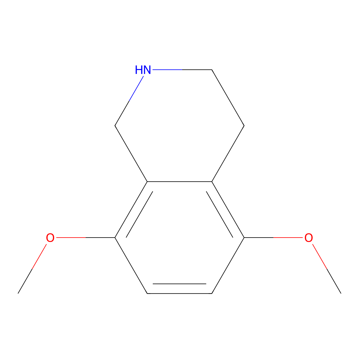 5,6-Dimethoxy-1,2,3,4-tetrahydroisoquinoline molecular structure, CAS 76019-13-1