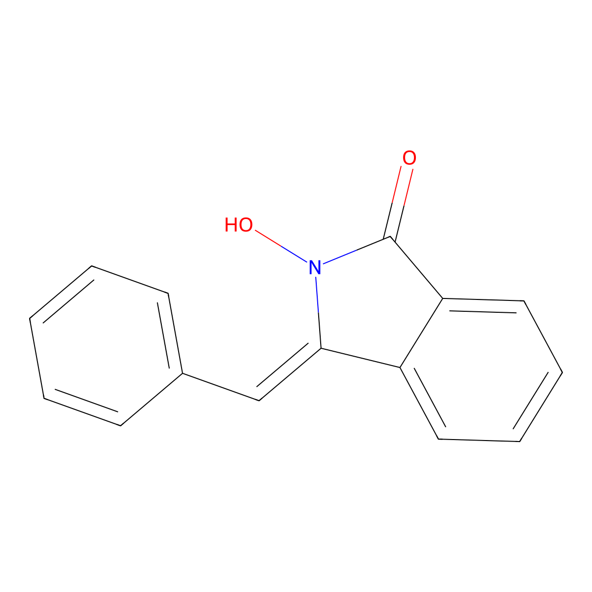 3-Benzylidene-2-hydroxyisoindolin-1-one molecular structure, CAS 760190-65-6