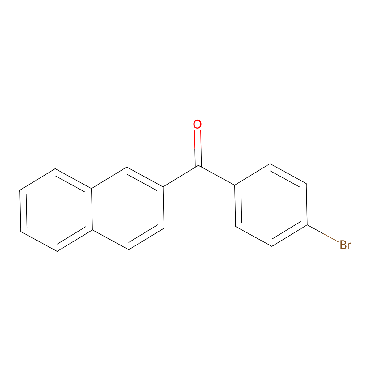(4-Bromophenyl)-2-naphthalenylmethanone molecular structure, CAS 760192-88-9