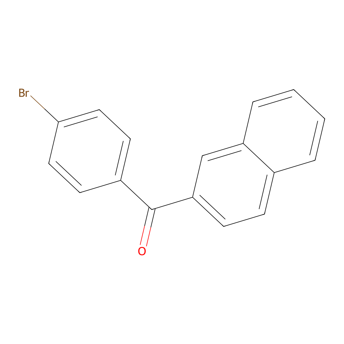 (4-Bromophenyl)-2-naphthalenylmethanone molecular structure, CAS 760192-88-9