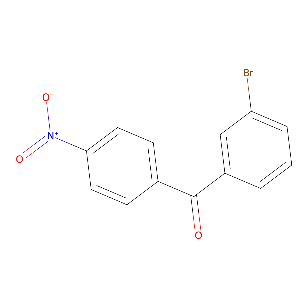 3-Bromo-4'-nitrobenzophenone molecular structure, CAS 760192-92-5