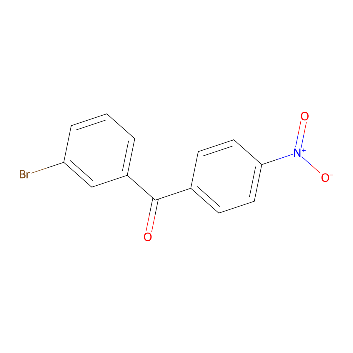 3-Bromo-4'-nitrobenzophenone molecular structure, CAS 760192-92-5