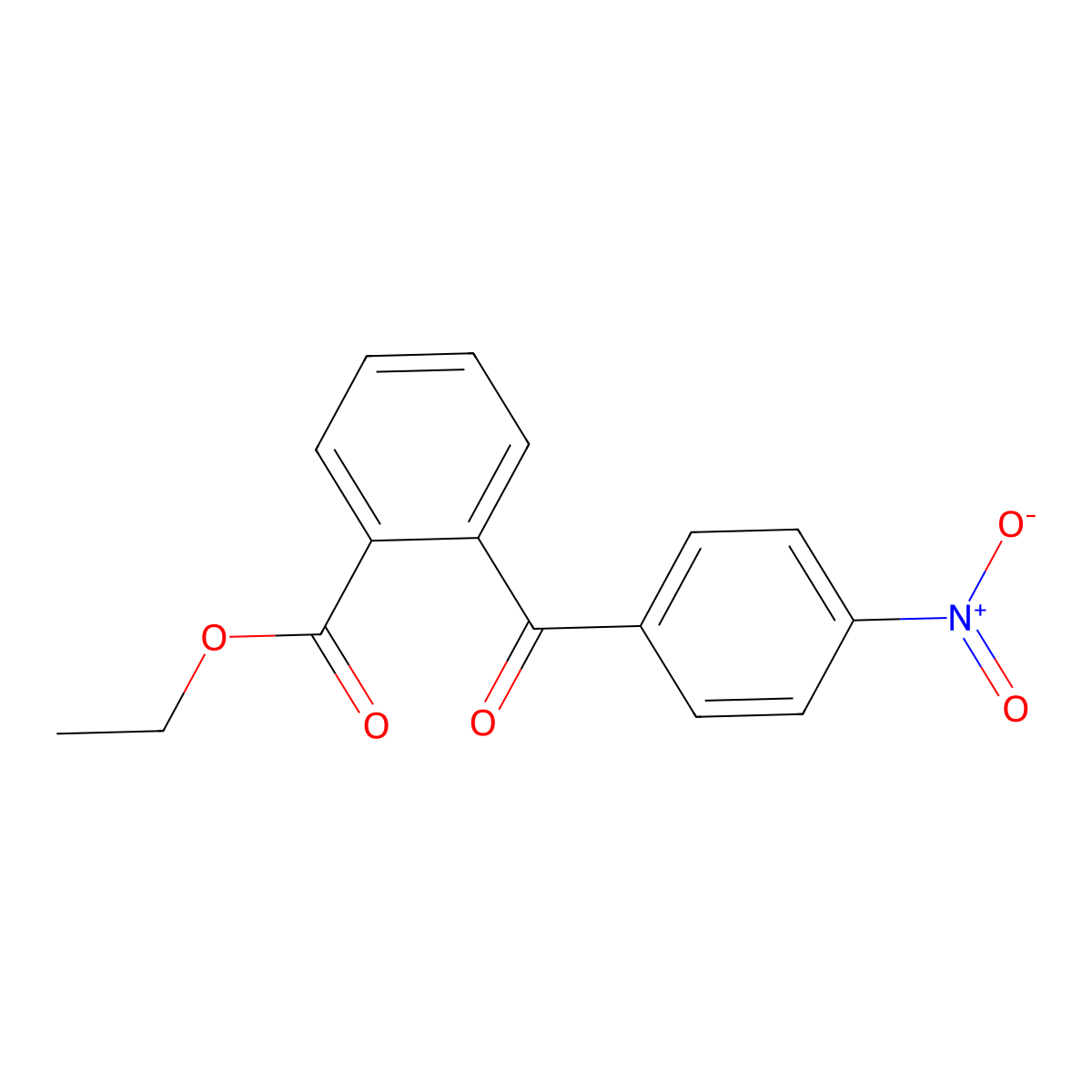 Ethyl 2-(4-nitrobenzoyl)benzoate molecular structure, CAS 760192-93-6