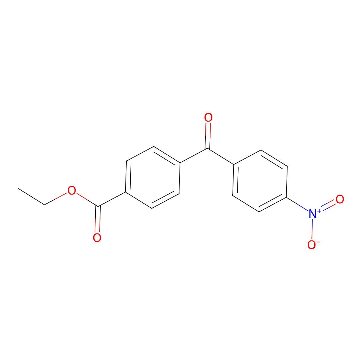 4-Ethoxycarbonyl-4'-nitrobenzophenone molecular structure, CAS 760192-95-8