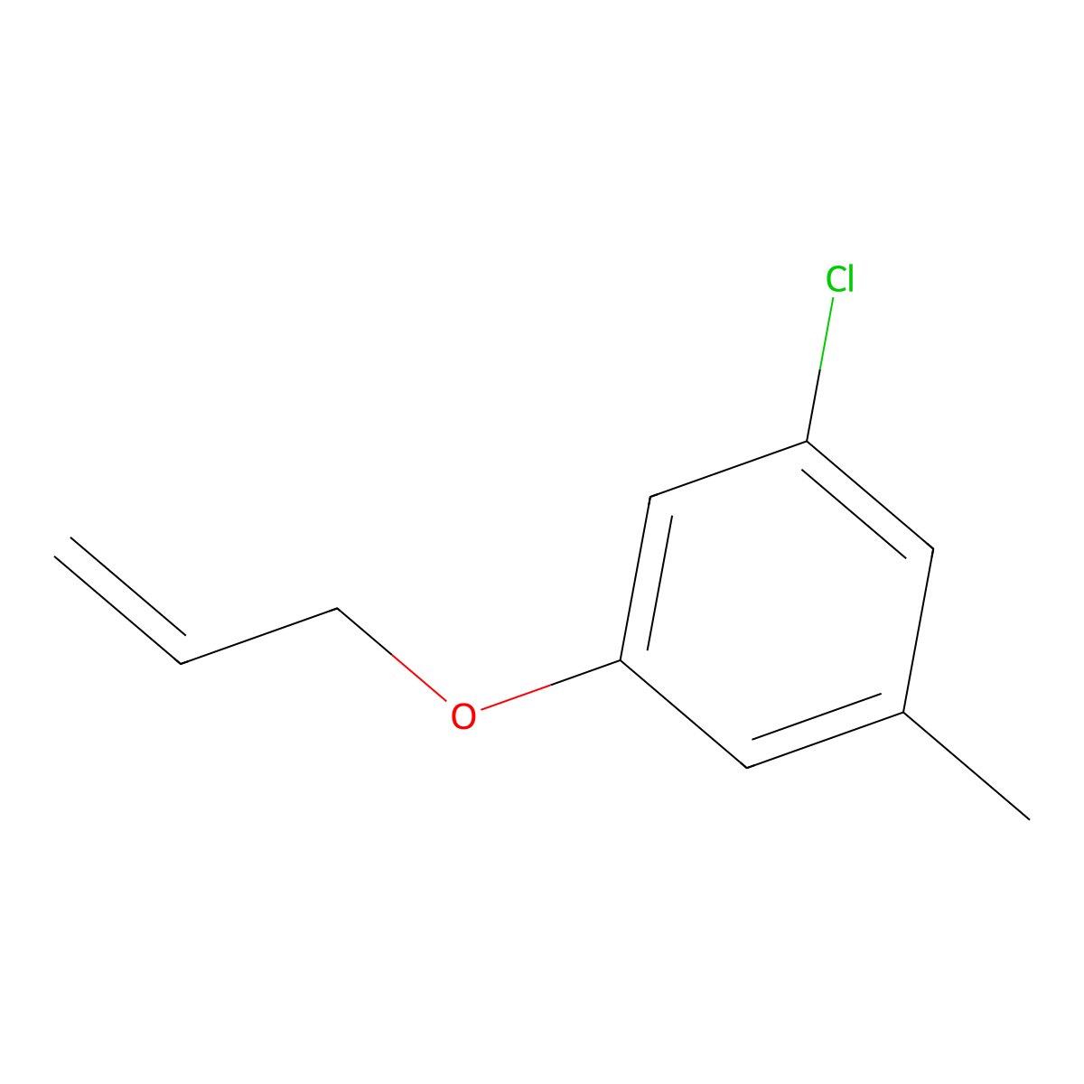 1-(Allyloxy)-3-chloro-5-methylbenzene molecular structure, CAS 760210-21-7