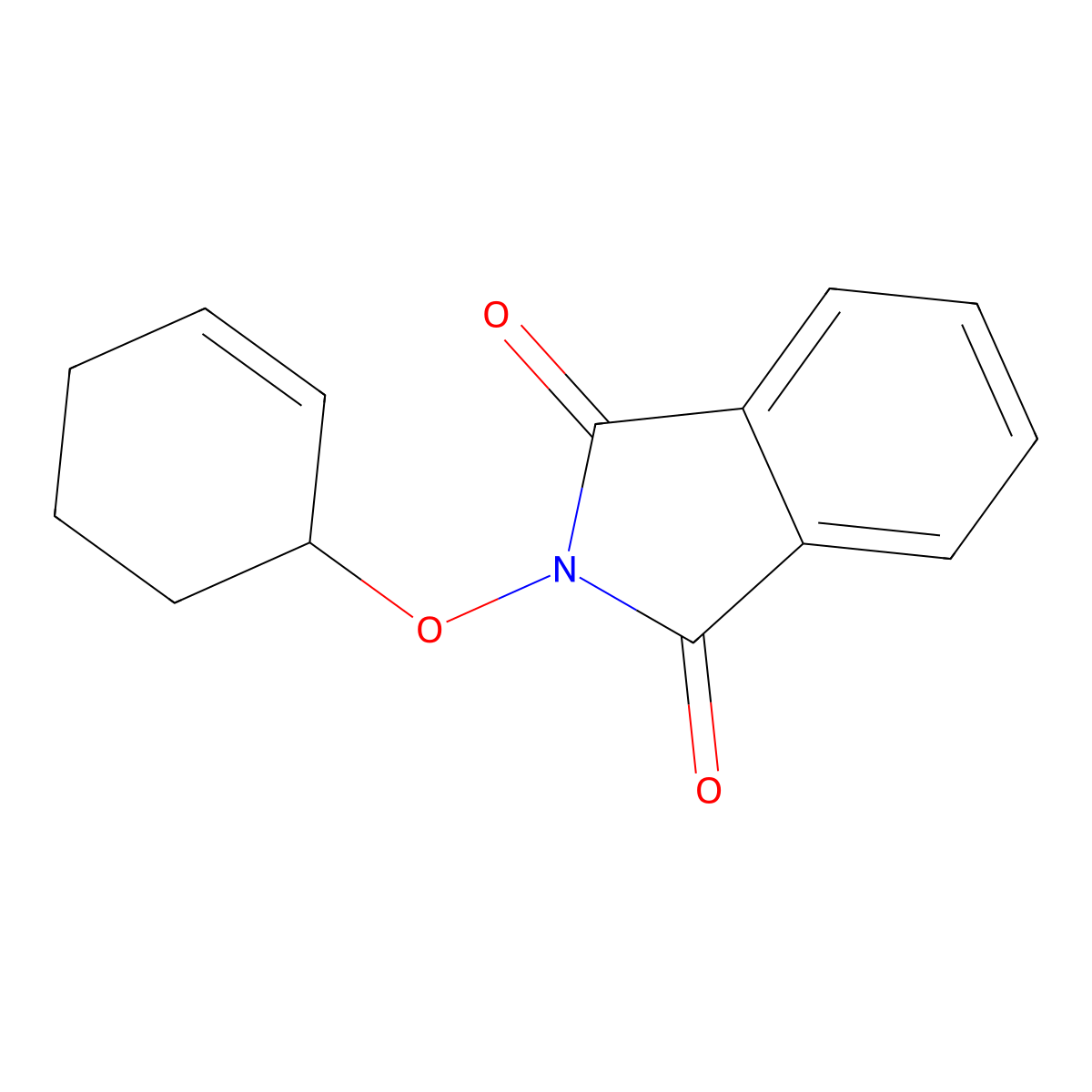 2-[(Cyclohex-2-en-1-yl)oxy]-1H-isoindole-1,3(2H)-dione molecular structure, CAS 76029-42-0