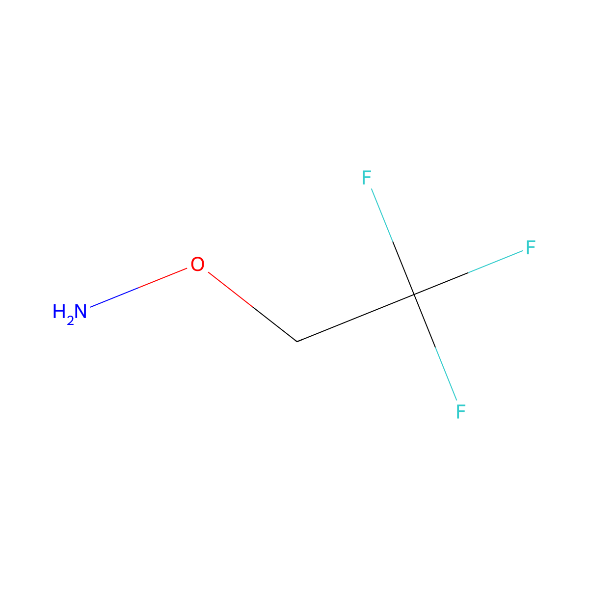 Hydroxylamine, O-(2,2,2-trifluoroethyl)- molecular structure, CAS 76029-68-0