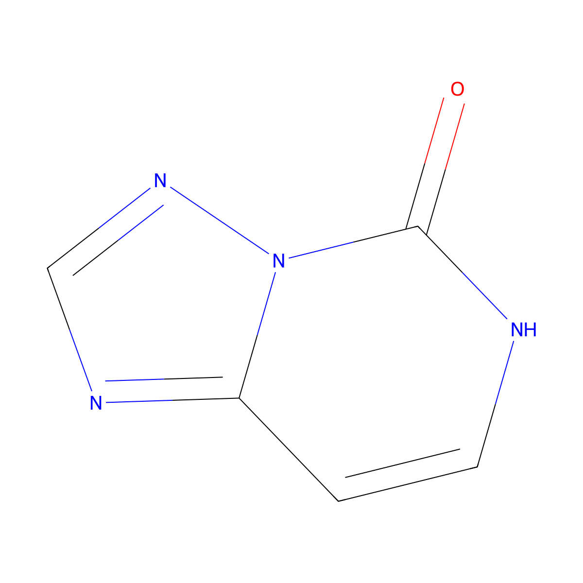6H-[1,2,4]Triazolo[1,5-c]pyrimidin-5-one molecular structure, CAS 76044-31-0