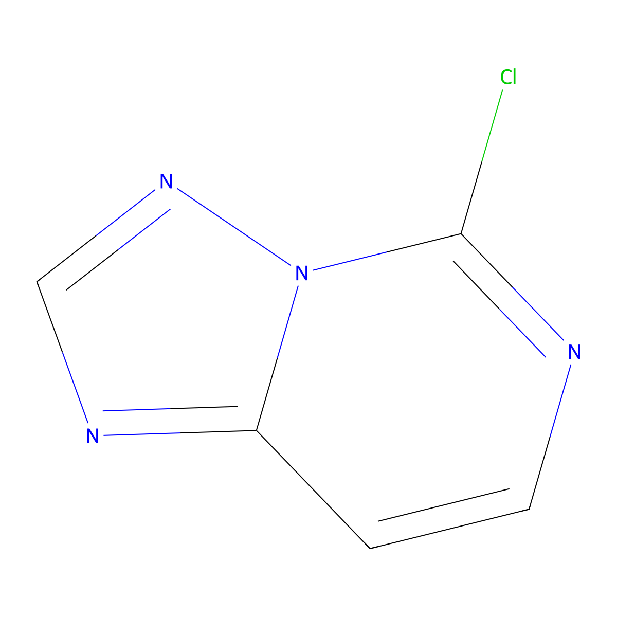 5-Chloro-[1,2,4]triazolo[1,5-c]pyrimidine molecular structure, CAS 76044-36-5