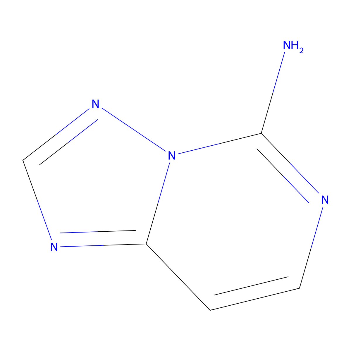 [1,2,4]Triazolo[1,5-C]pyrimidin-5-amine molecular structure, CAS 76044-39-8