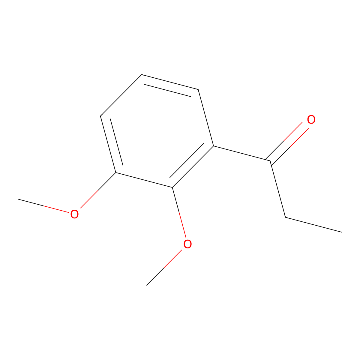 1-(2,3-Dimethoxyphenyl)propan-1-one molecular structure, CAS 76049-04-2