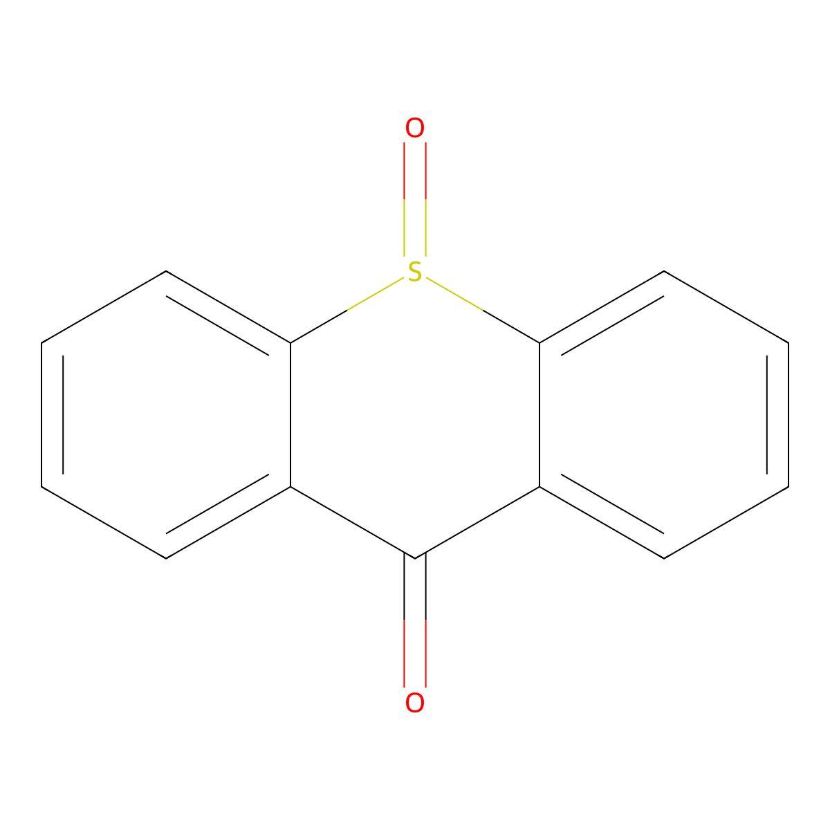 Thioxanthone 10-oxide molecular structure, CAS 7605-15-4