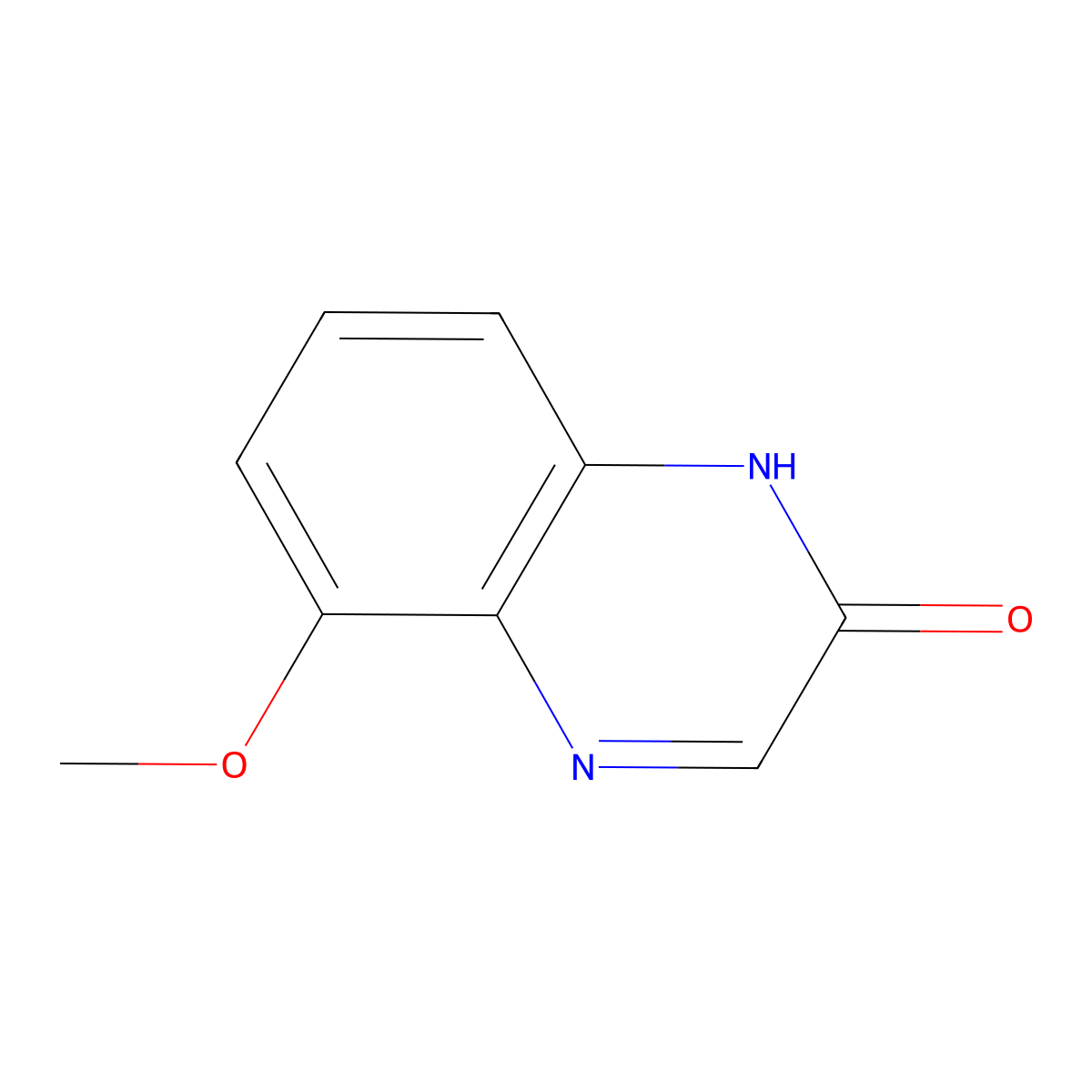 5-Methoxyquinoxalin-2-ol molecular structure, CAS 76052-79-4