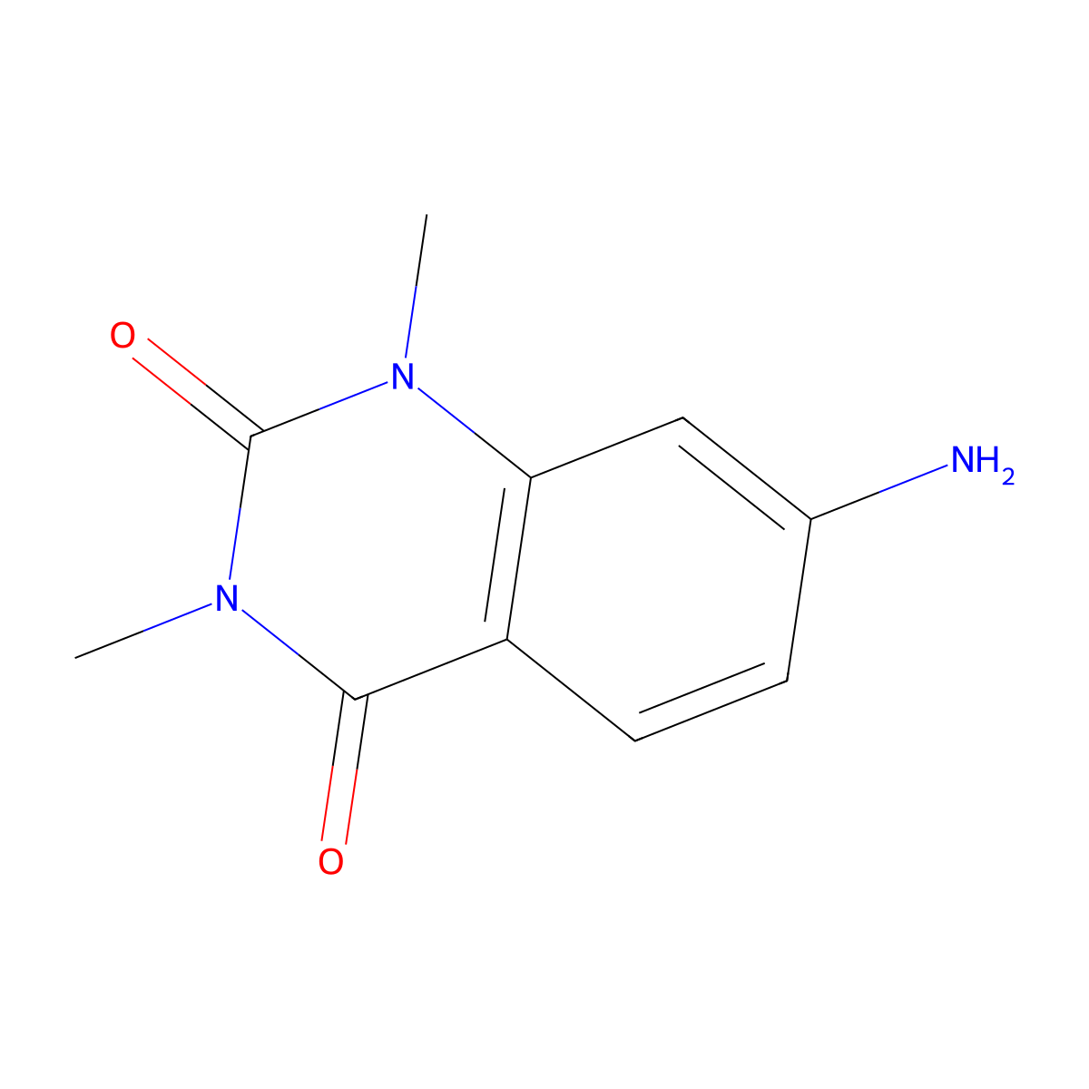 7-Amino-1,3-dimethyl-1,2,3,4-tetrahydroquinazoline-2,4-dione molecular structure, CAS 76088-93-2