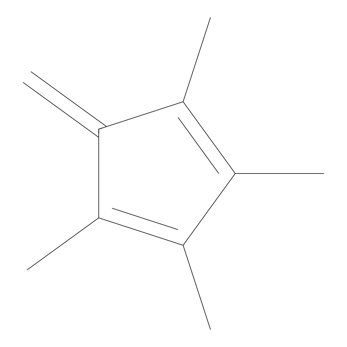 Tetramethylfulvene molecular structure, CAS 76089-59-3