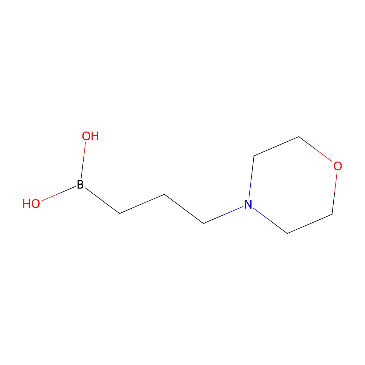 [3-(Morpholin-4-yl)propyl]boronic acid molecular structure, CAS 760899-50-1