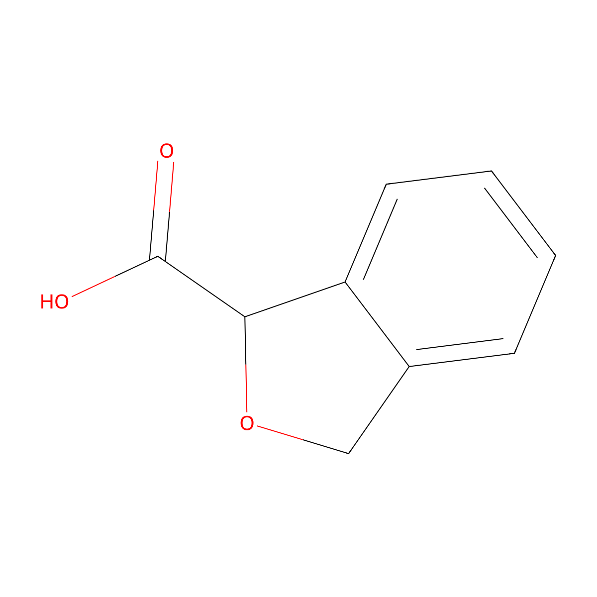 1,3-Dihydro-2-benzofuran-1-carboxylic acid molecular structure, CAS 760933-23-1