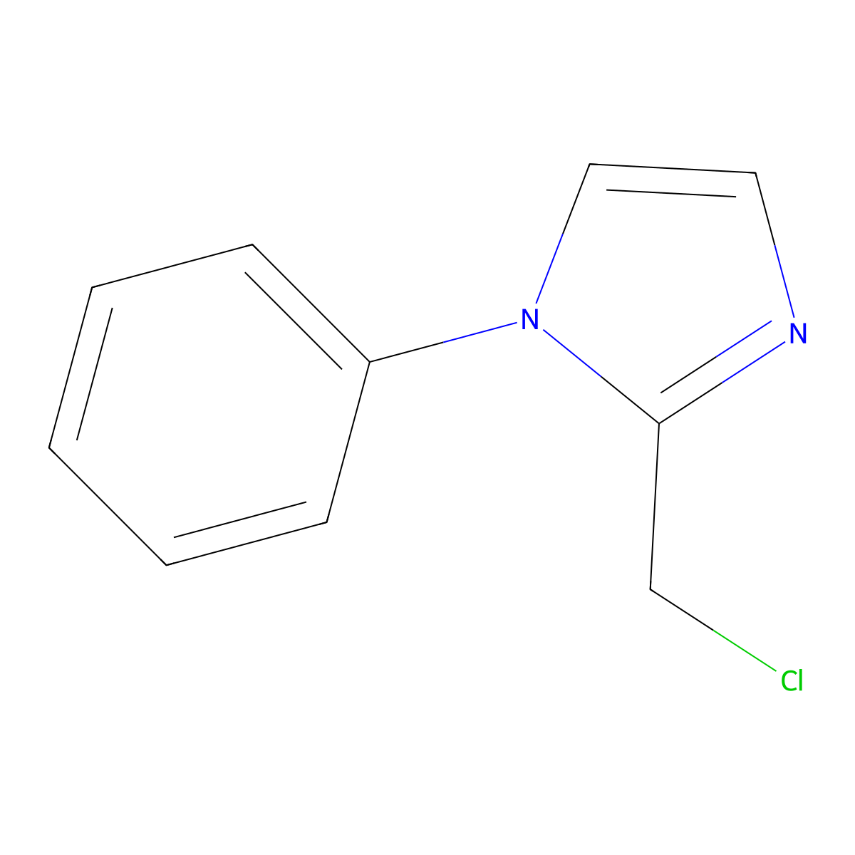 2-(Chloromethyl)-1-phenyl-1h-imidazole molecular structure, CAS 760945-42-4