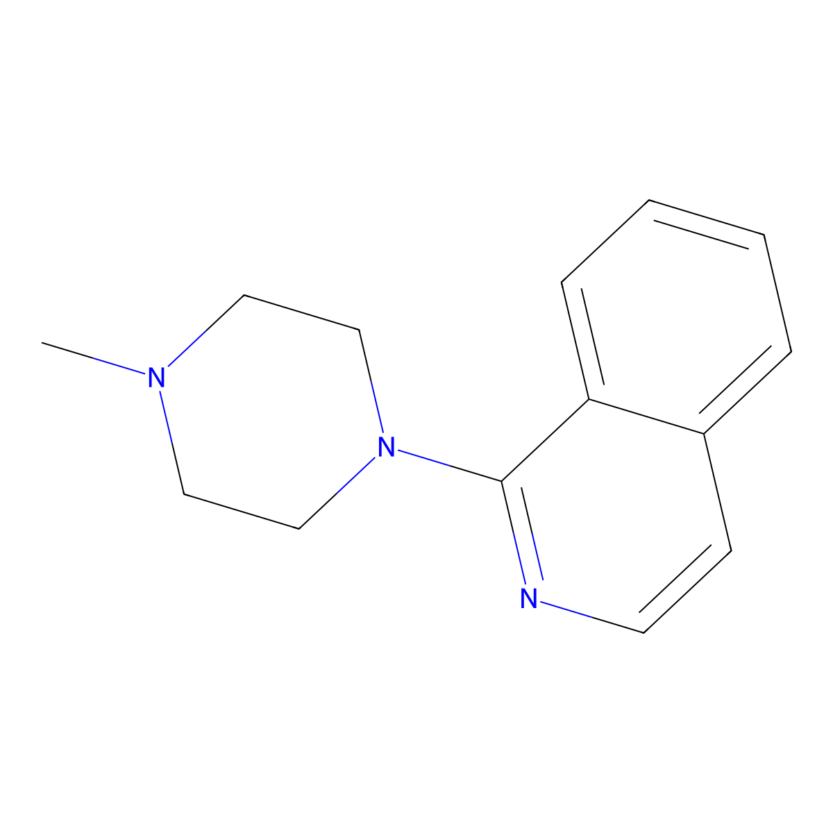 1-(4-Methylpiperazin-1-yl)isoquinoline molecular structure, CAS 760945-99-1