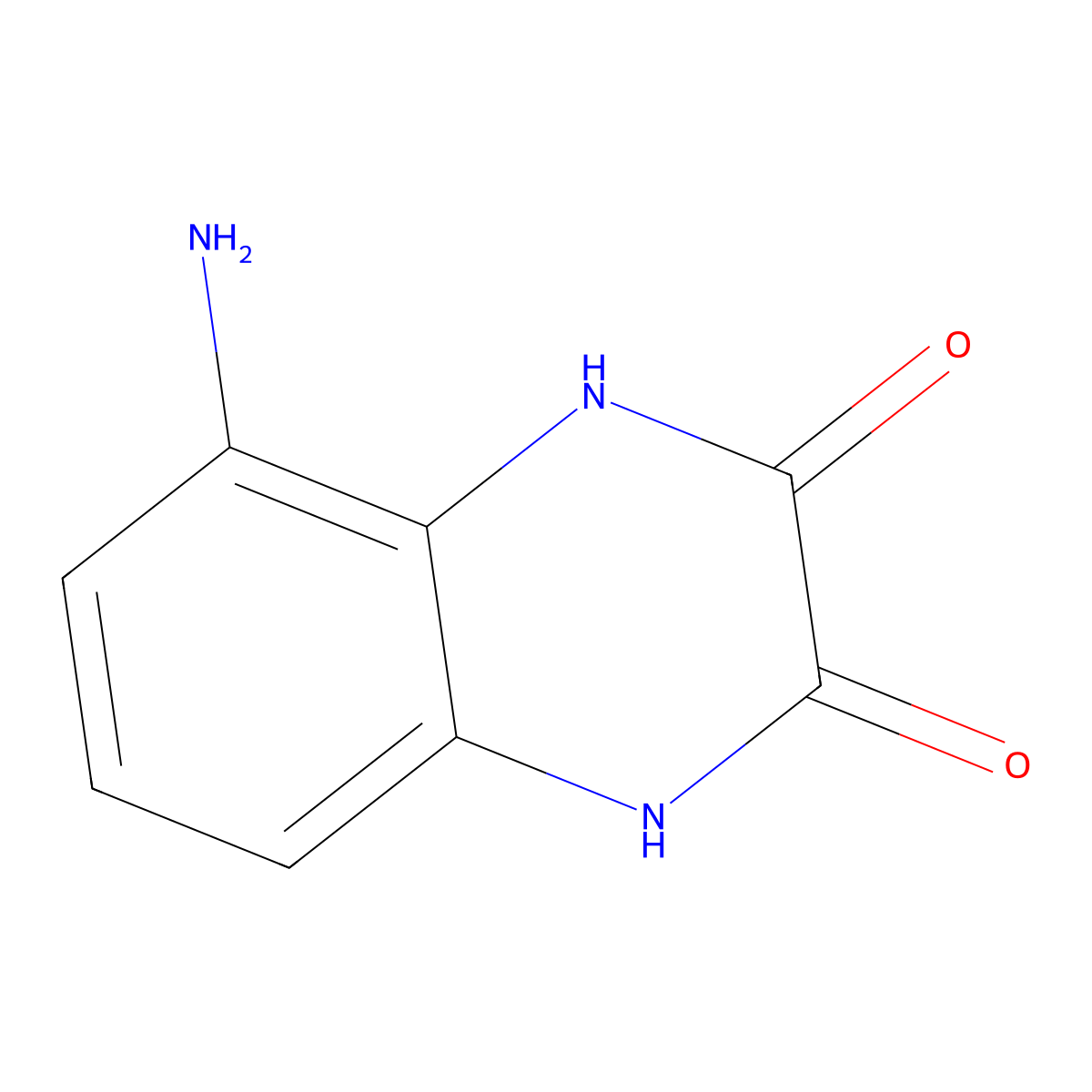 5-Amino-1,4-dihydroquinoxaline-2,3-dione molecular structure, CAS 76097-87-5