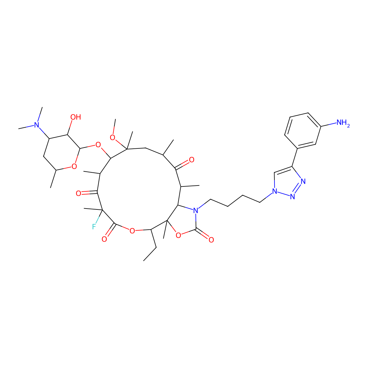 Solithromycin molecular structure, CAS 760981-83-7