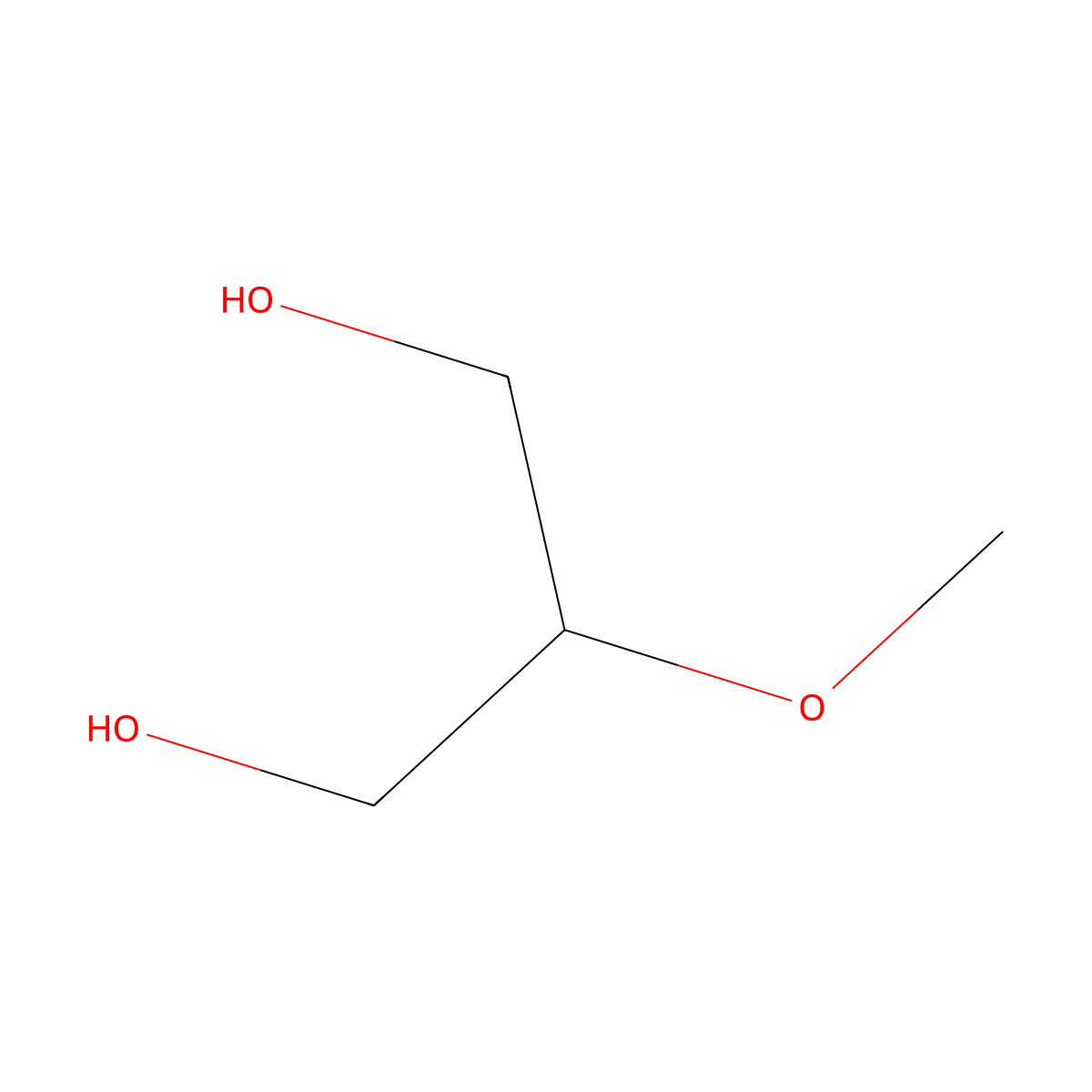 2-Methoxypropane-1,3-diol molecular structure, CAS 761-06-8