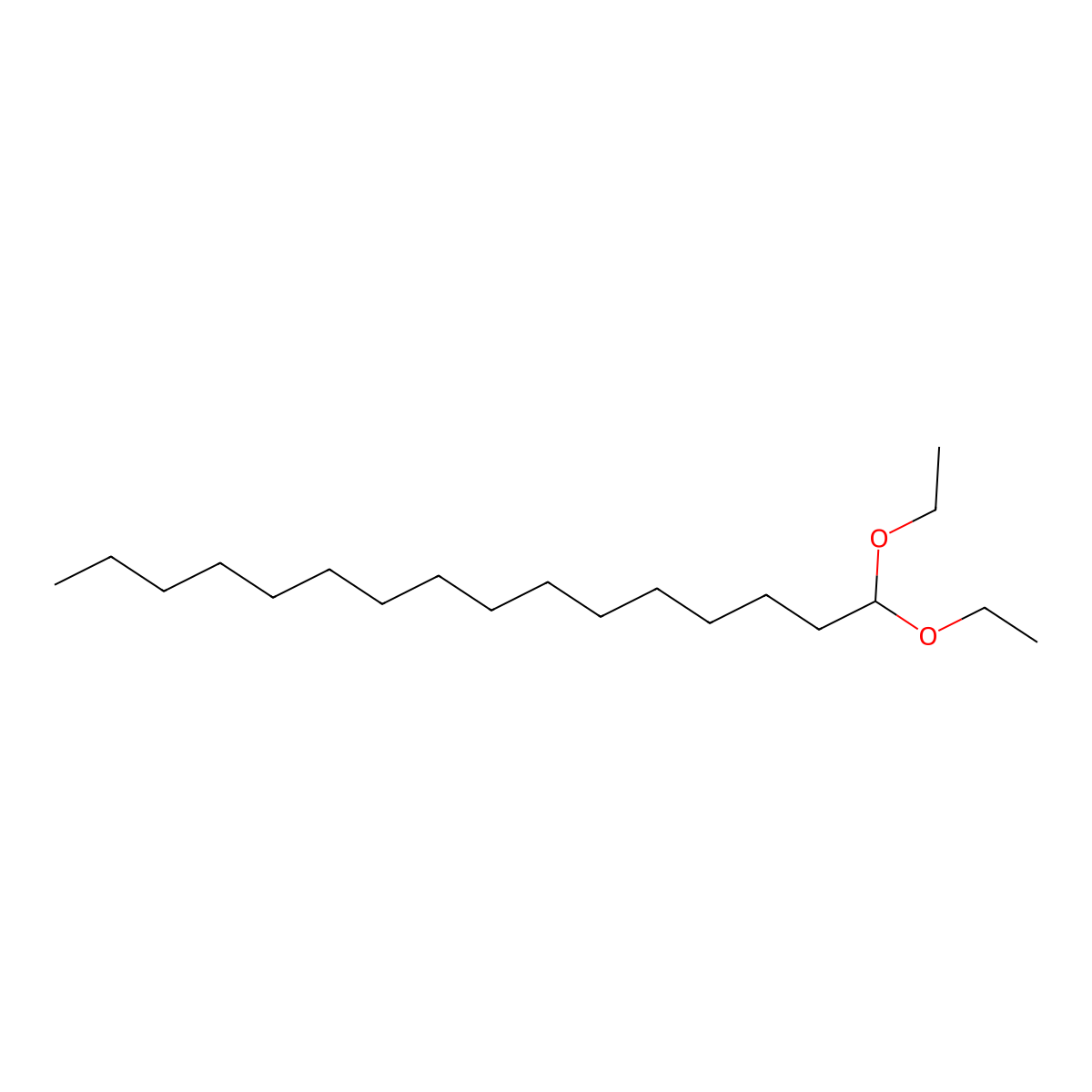 Hexadecane, 1,1-diethoxy- molecular structure, CAS 761-60-4