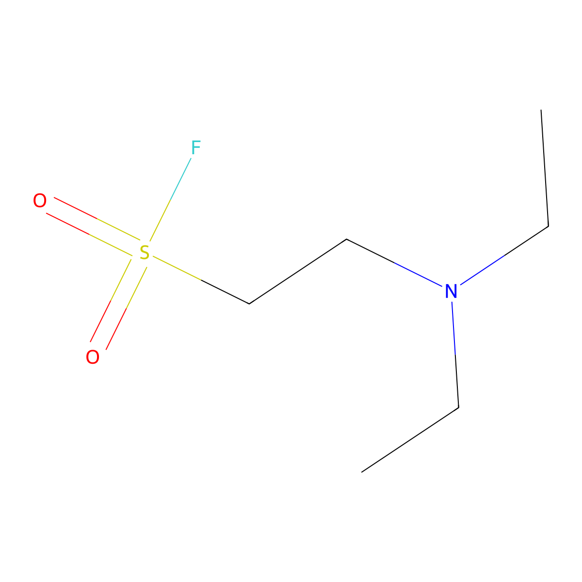 2-(Diethylamino)ethane-1-sulfonyl fluoride molecular structure, CAS 761-71-7