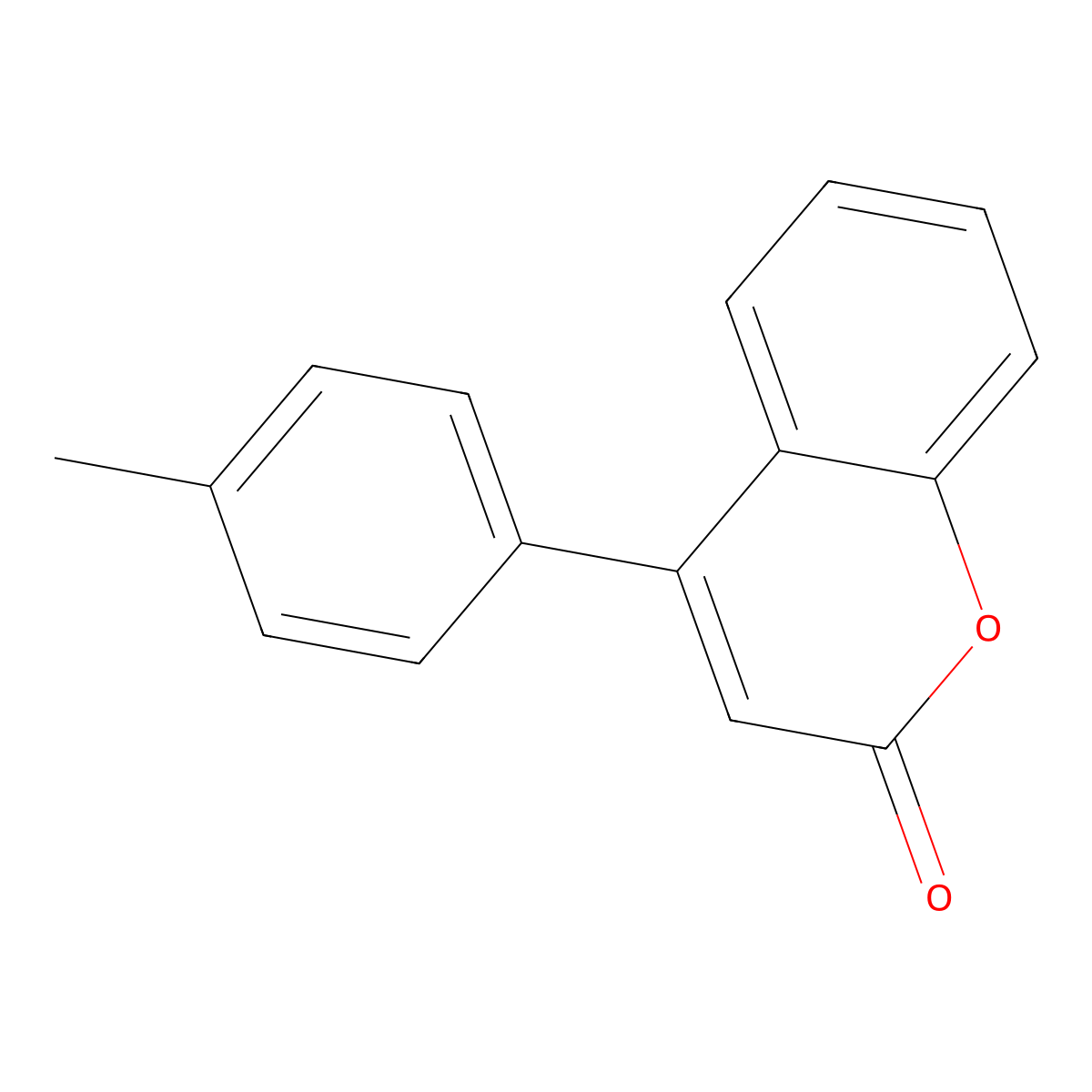 4-(p-Tolyl)-2H-chromen-2-one molecular structure, CAS 76103-24-7
