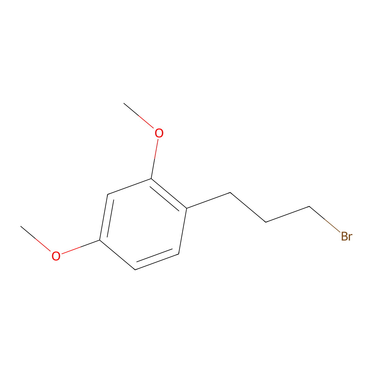 1-(3-Bromopropyl)-2,4-dimethoxybenzene molecular structure, CAS 76104-57-9