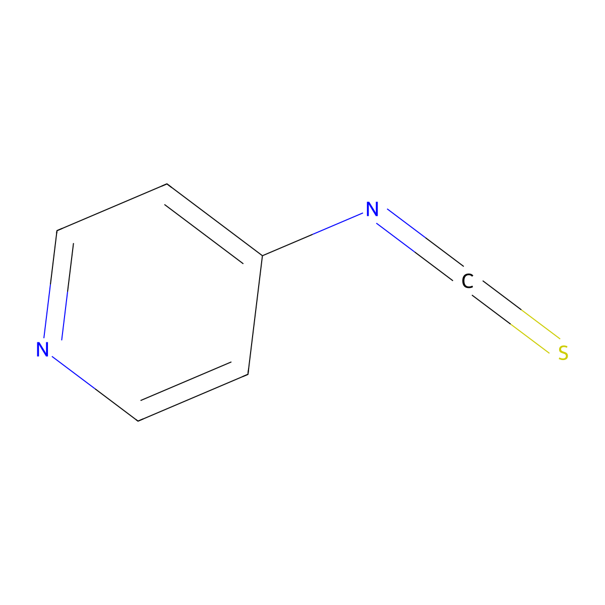 4-Isothiocyanatopyridine molecular structure, CAS 76105-84-5