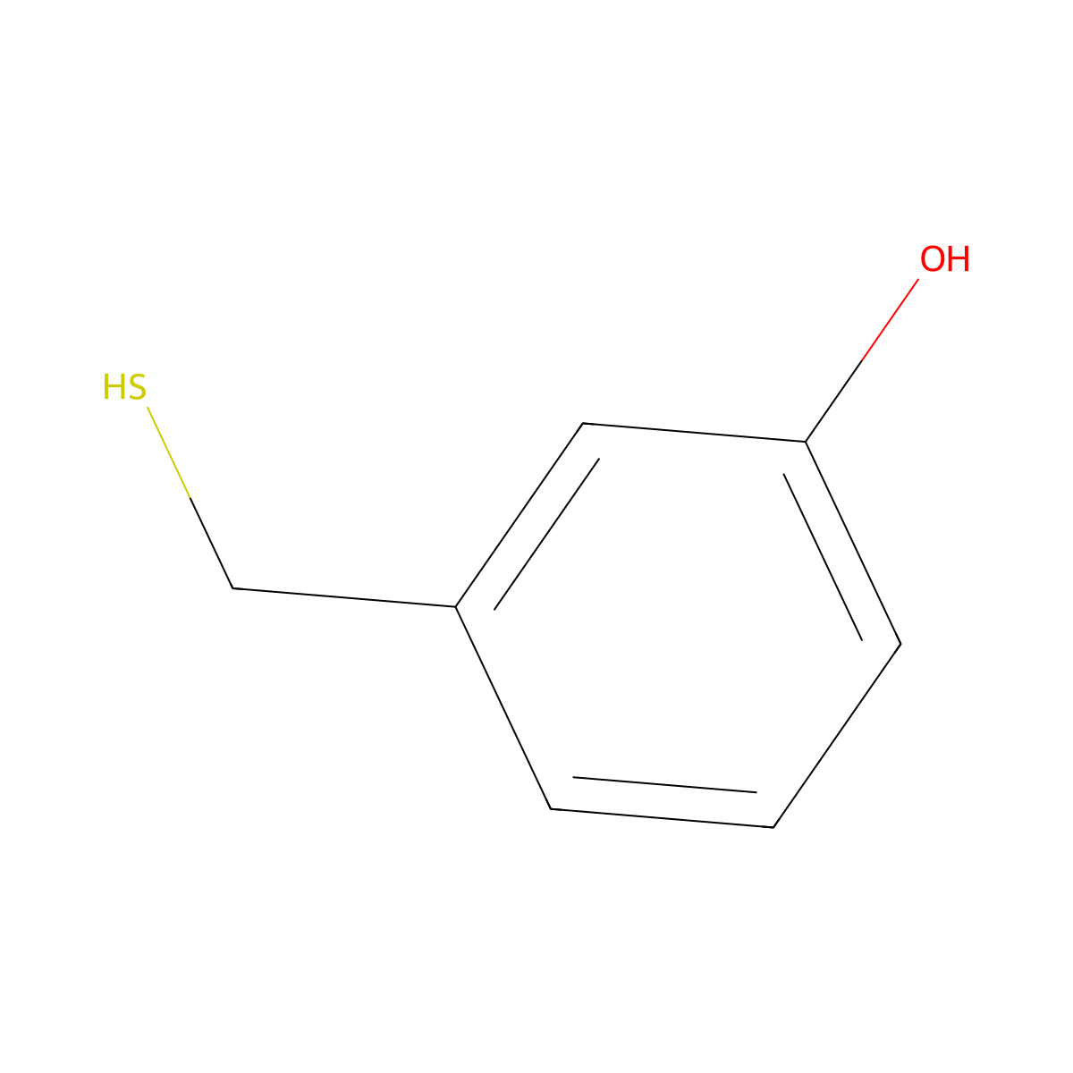 3-(Sulfanylmethyl)phenol molecular structure, CAS 76106-64-4