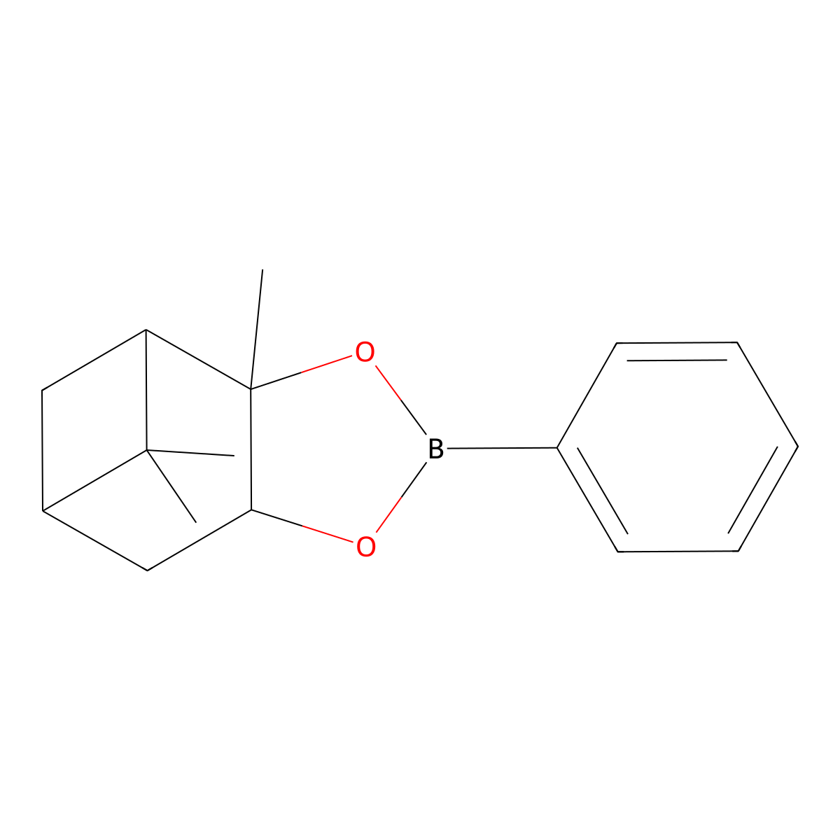 Pinanediol phenylboronate, (+)- molecular structure, CAS 76110-78-6